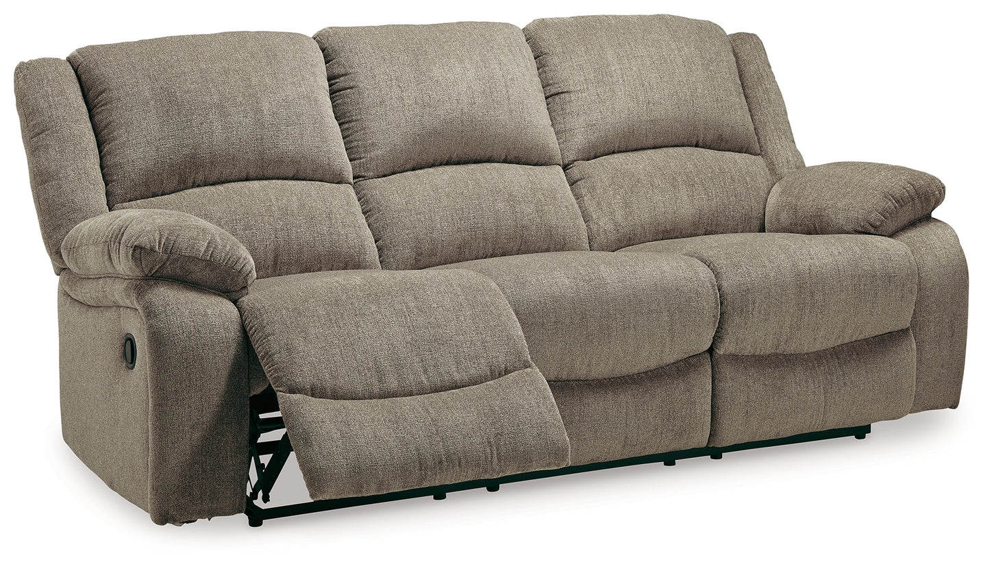 Draycoll Pewter Reclining Sofa, Loveseat and Recliner