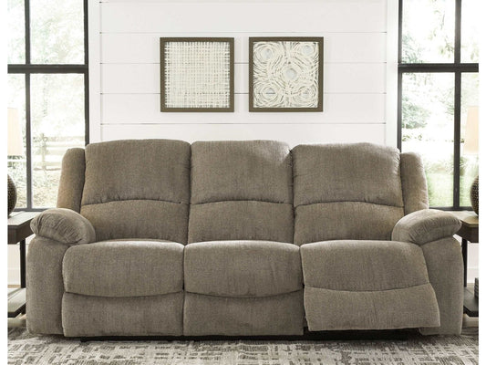 Draycoll Pewter Power Reclining Sofa