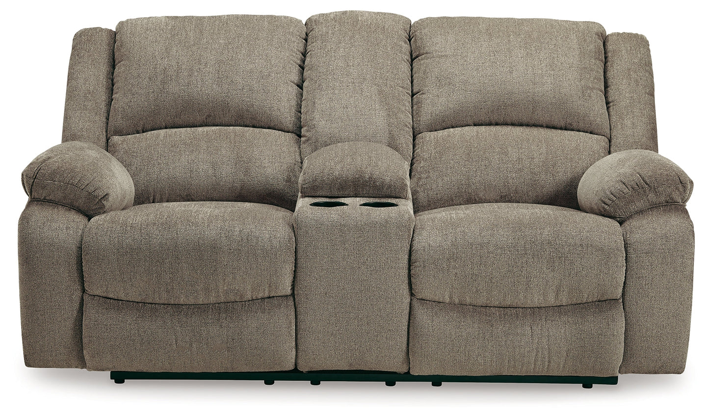 Draycoll Pewter Reclining Sofa, Loveseat and Recliner