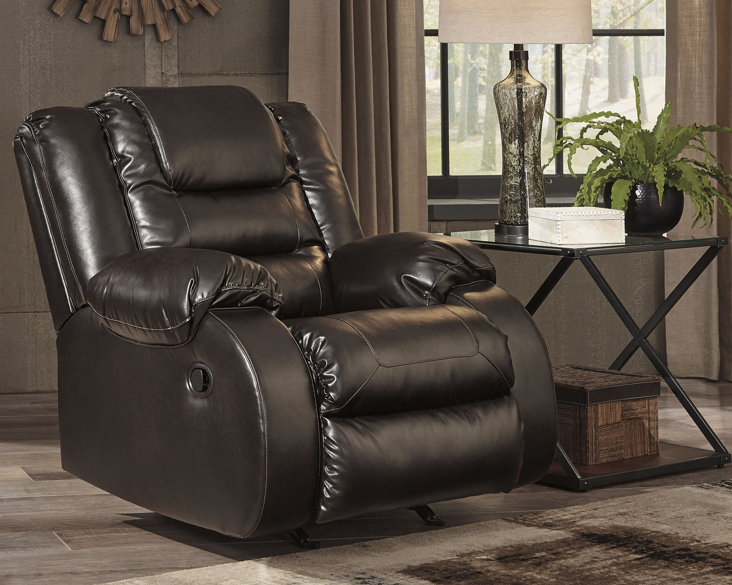 Vacherie Brown Reclining Sofa, Power Loveseat and Recliner