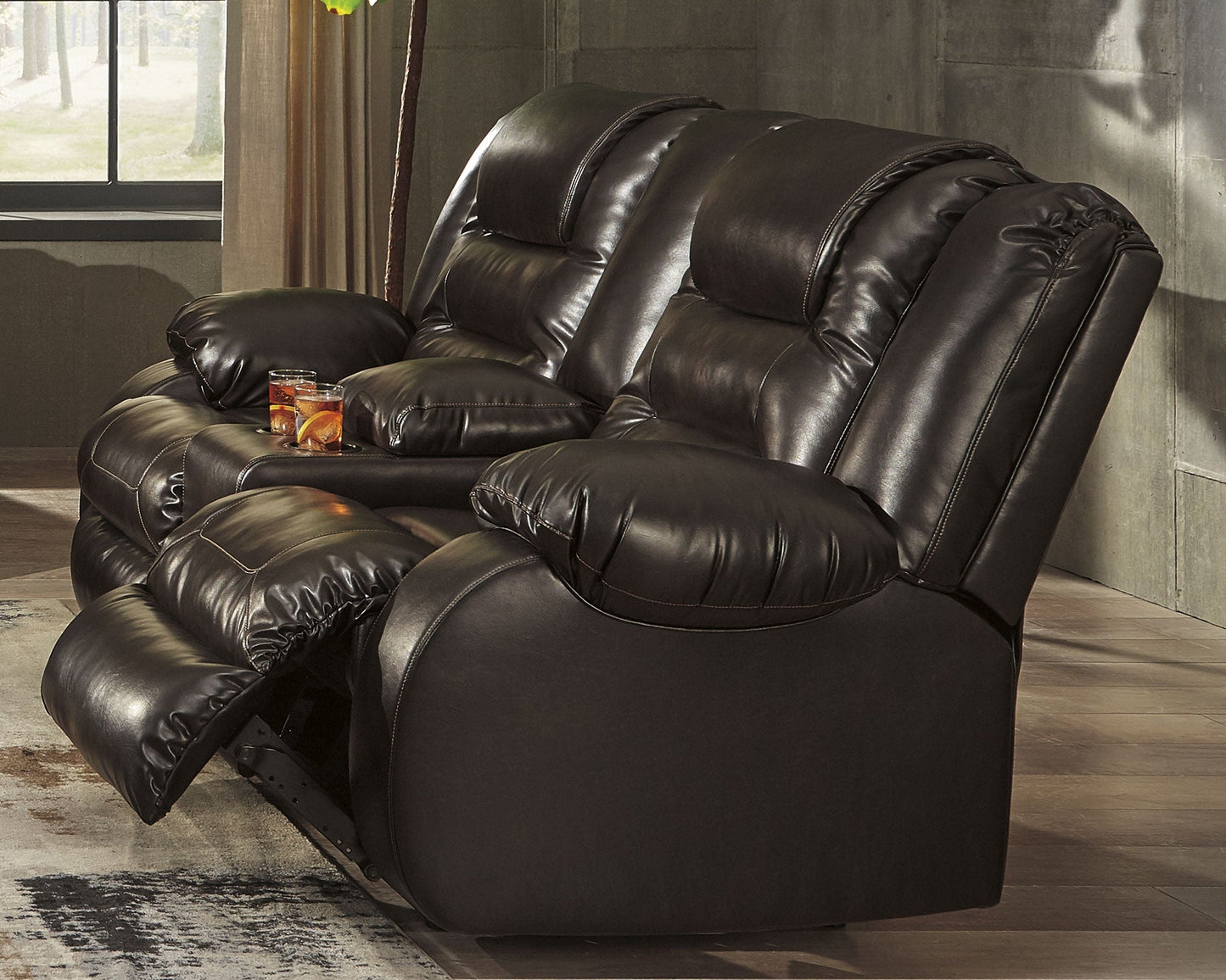 Vacherie Brown Reclining Sofa, Power Loveseat and Recliner