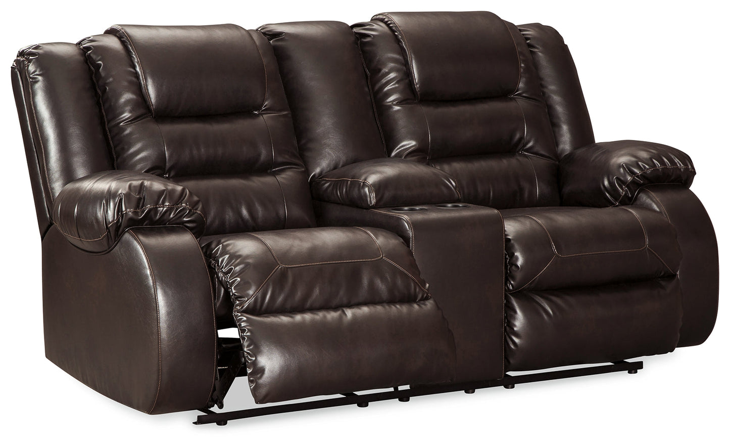 Vacherie Brown Reclining Loveseat and Recliner