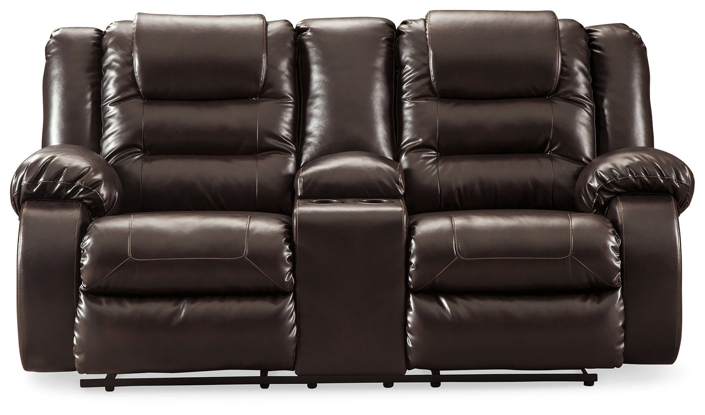 Vacherie Brown Reclining Sofa, Power Loveseat and Recliner