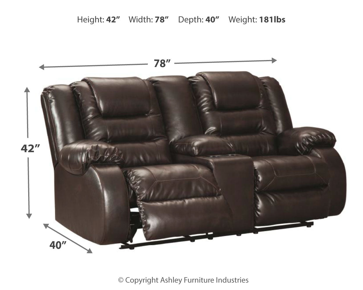 Vacherie Brown Reclining Sofa, Power Loveseat and Recliner