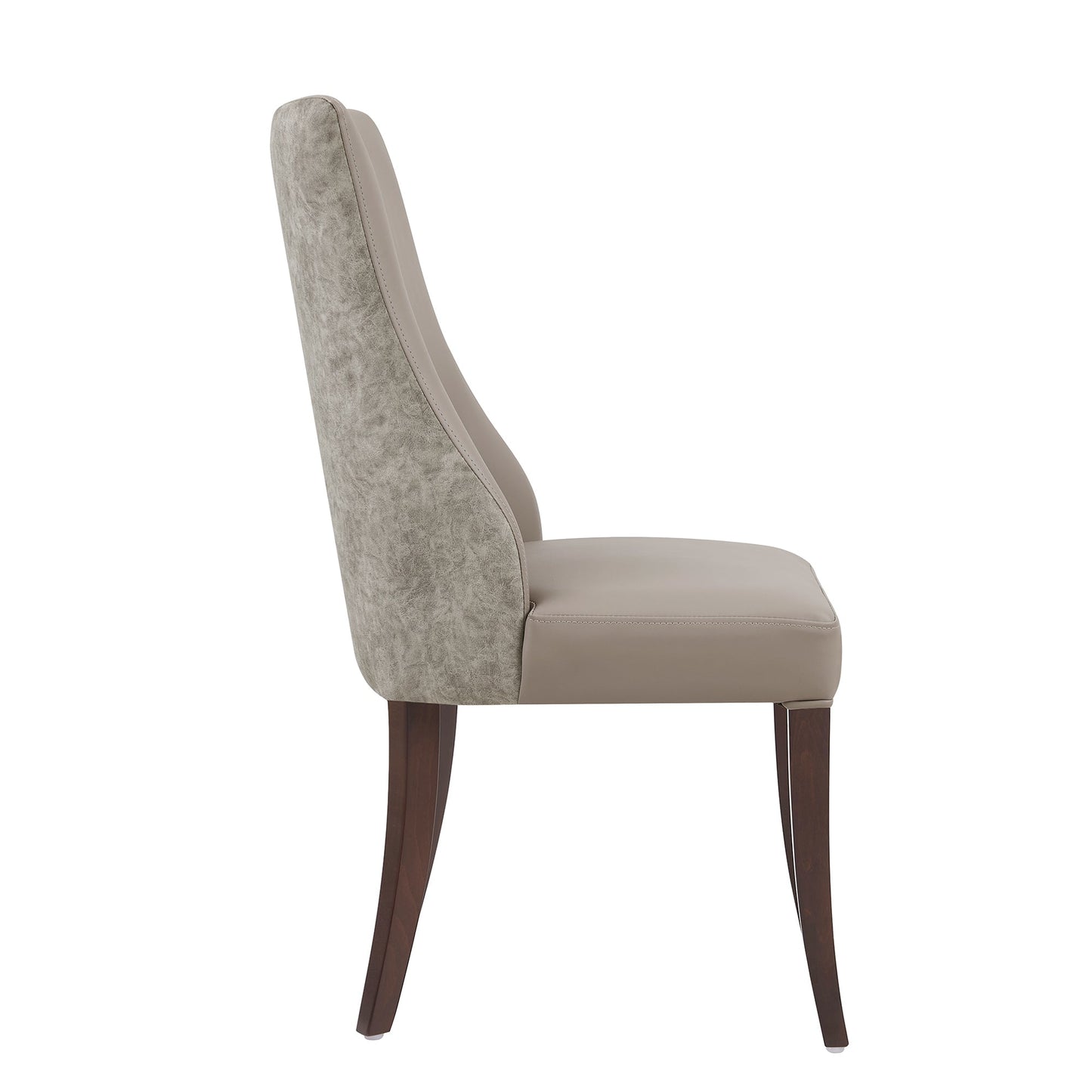 8-Piece Connie Dining Chair and Arm Chair in Taupe - Ornate Home
