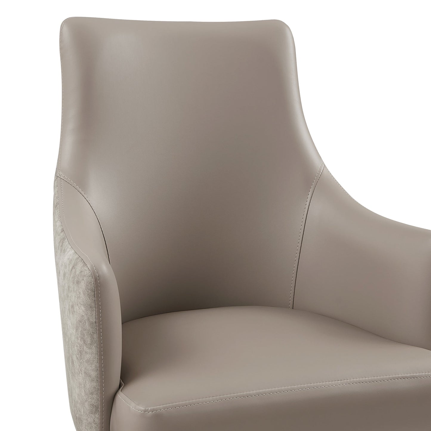 8-Piece Connie Dining Chair and Arm Chair in Taupe - Ornate Home