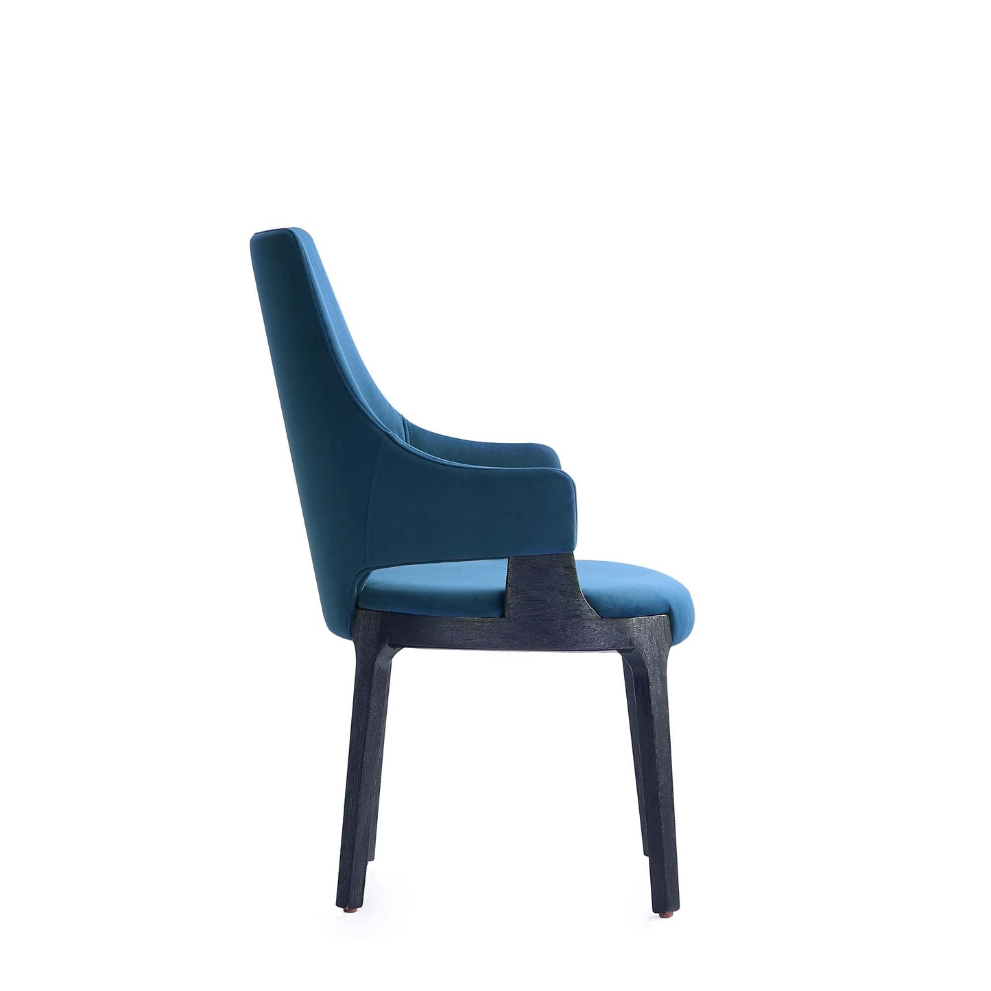 8-Piece Kara Dining Side and Arm Chairs in Blue - Ornate Home