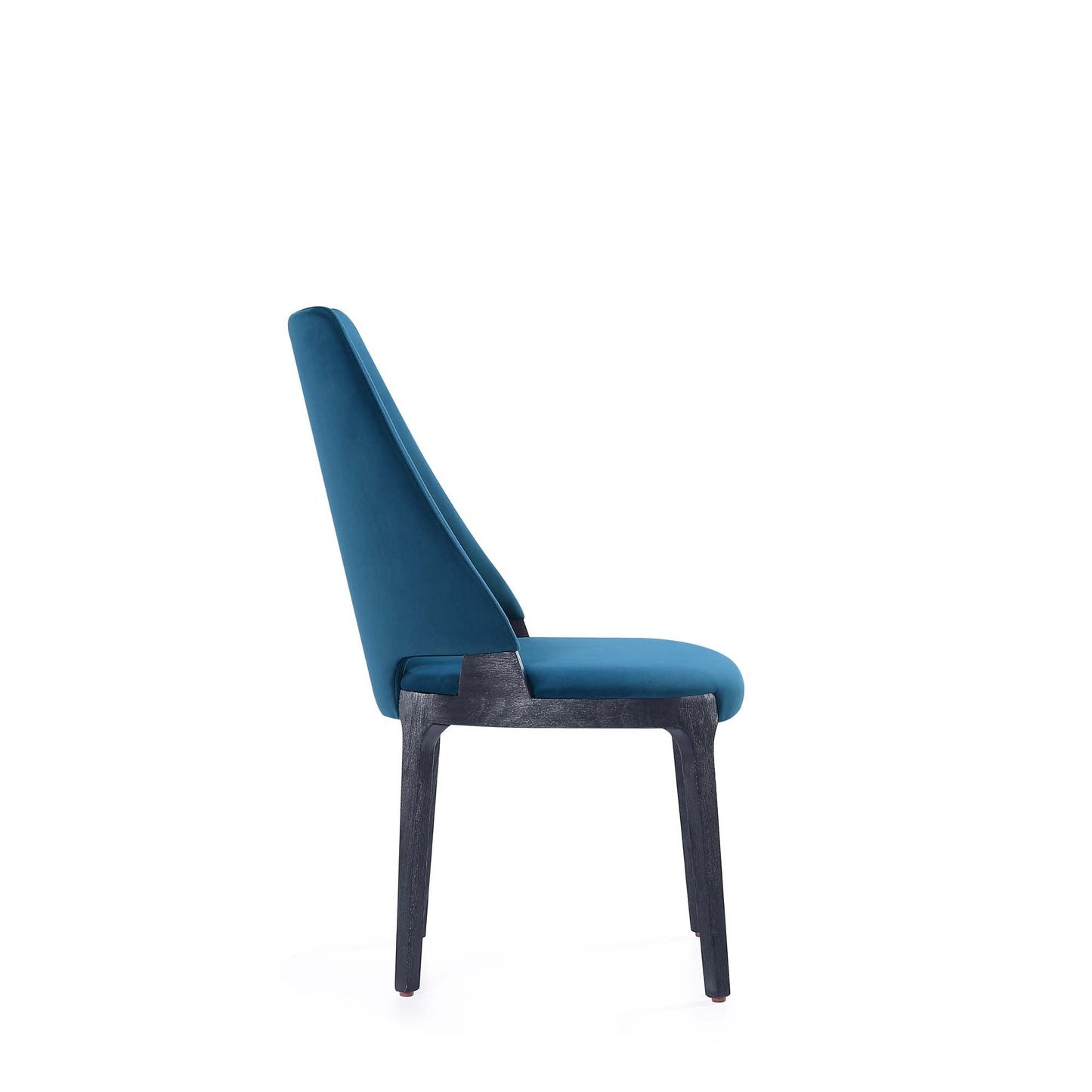 8-Piece Kara Dining Side and Arm Chairs in Blue - Ornate Home