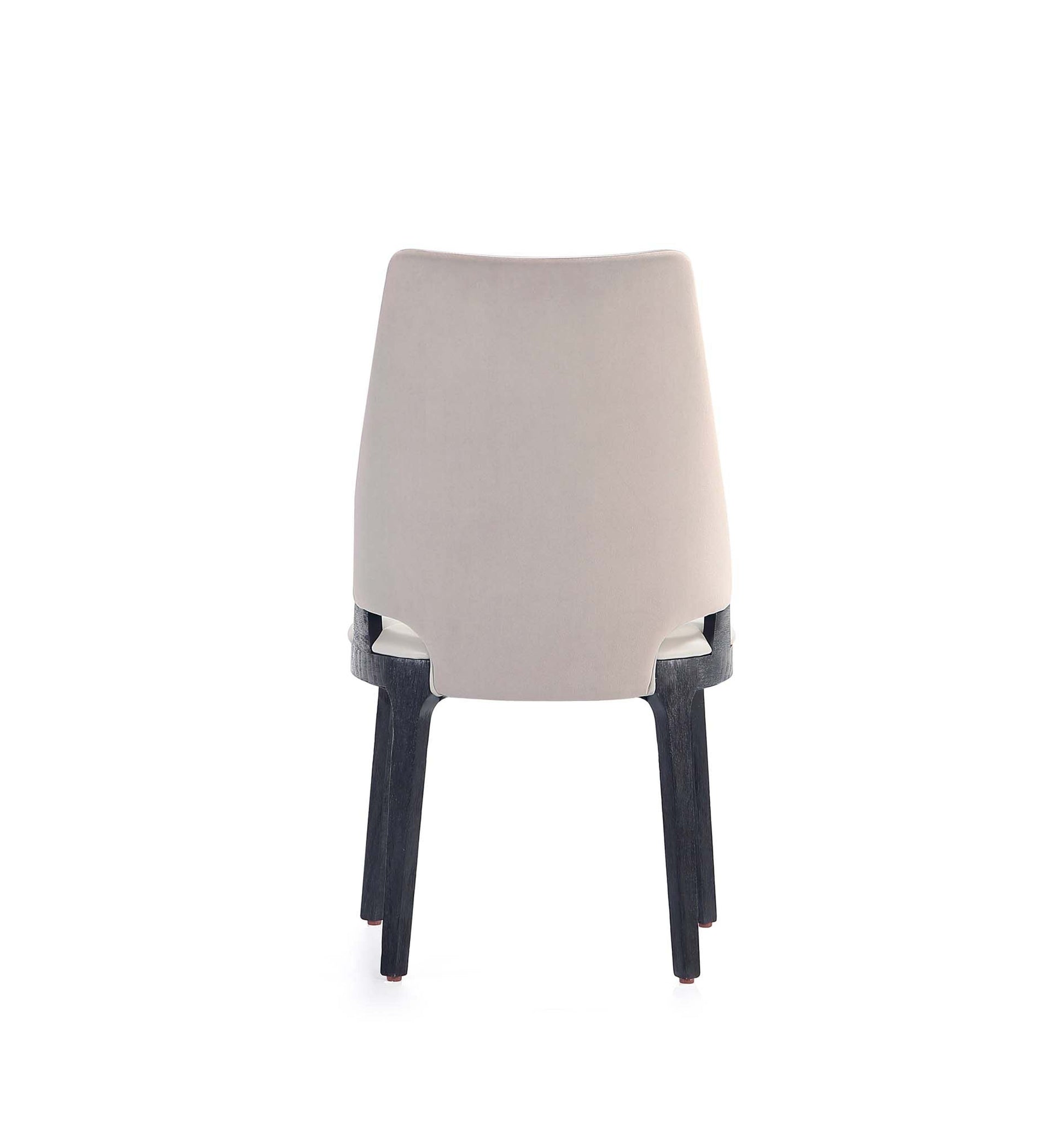 8-Piece Kara Dining Side and Arm Chairs in Light Grey - Ornate Home