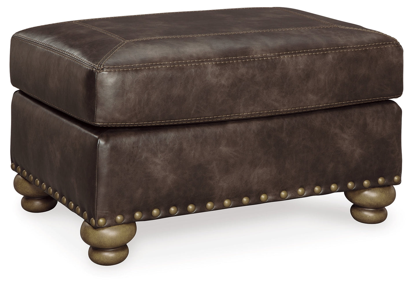 Nicorvo Coffee Queen Sofa Sleeper, Loveseat and Ottoman