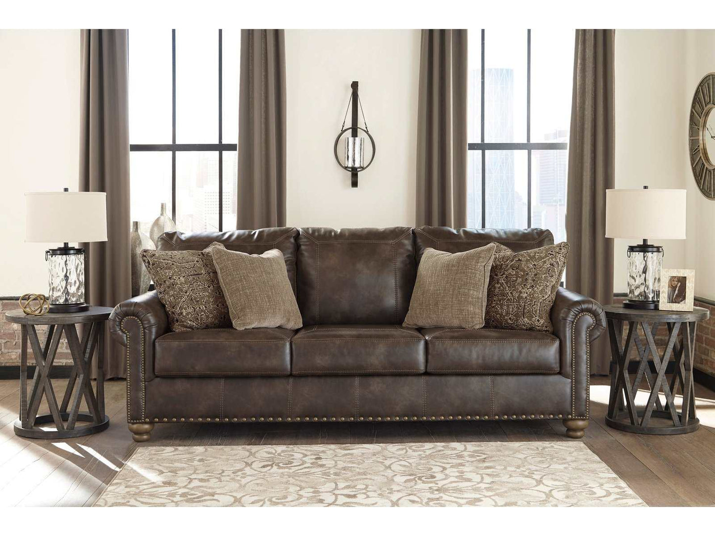 Nicorvo Coffee Queen Sofa Sleeper