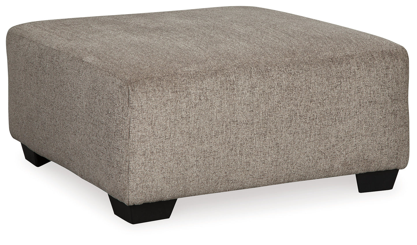 Ballinasloe Platinum 3-Piece Sectional and Ottoman