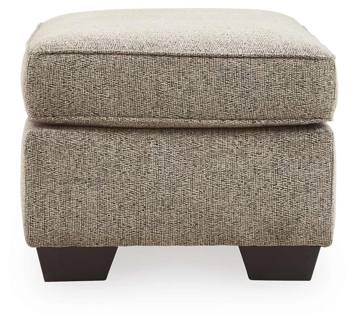 McCluer Mocha Chair and Ottoman