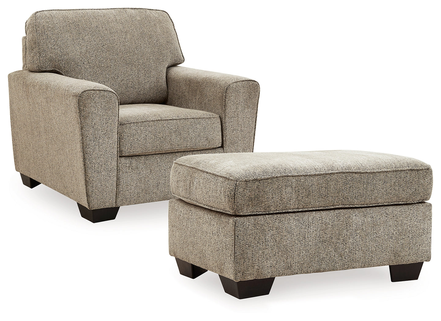 McCluer Mocha Chair and Ottoman