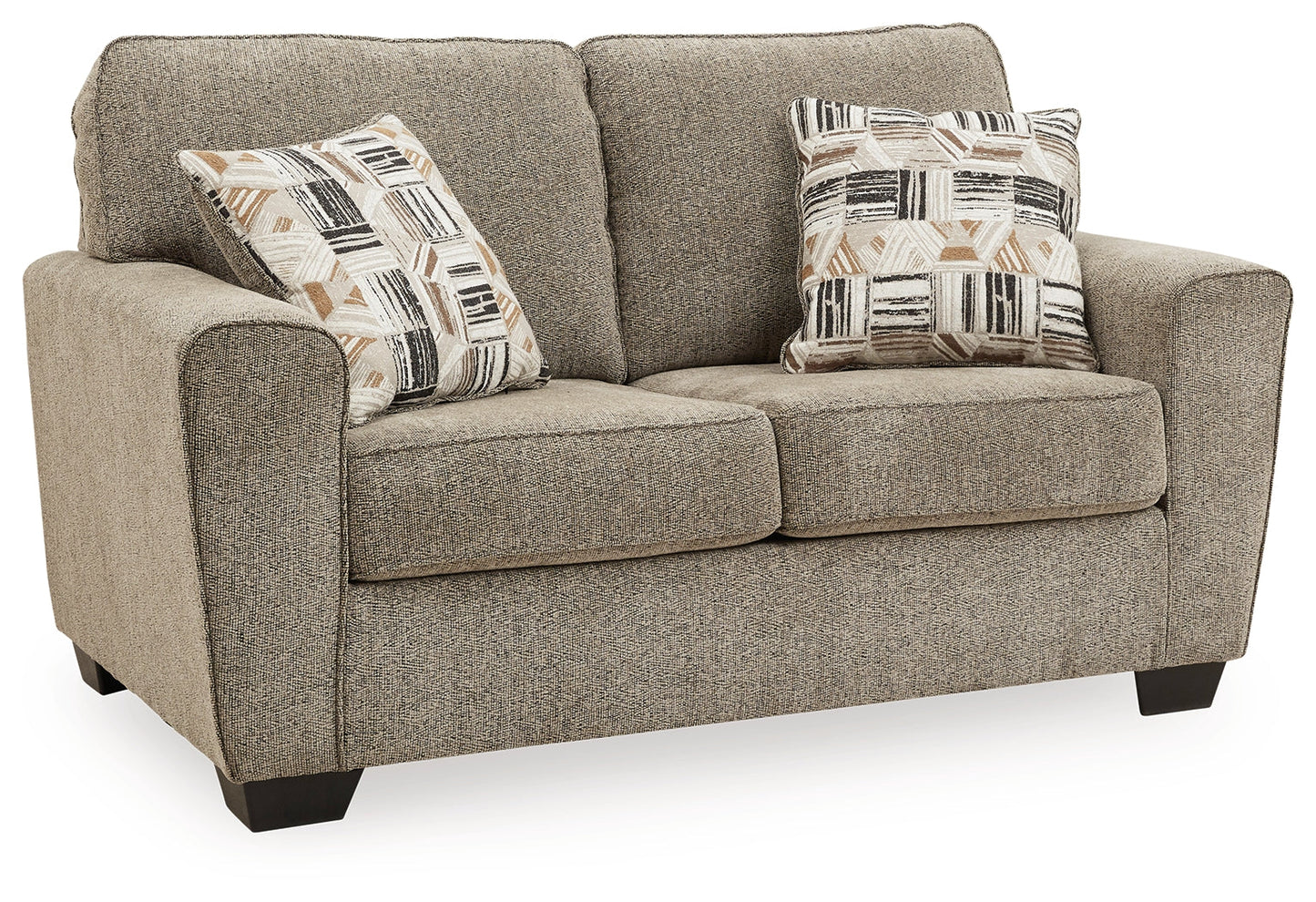 McCluer Mocha Sofa, Loveseat, Chair and Ottoman