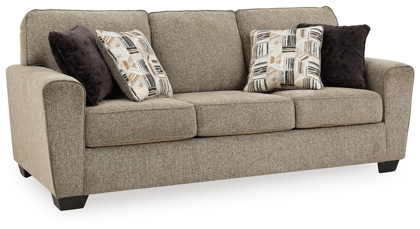 McCluer Mocha Sofa, Loveseat and Chair