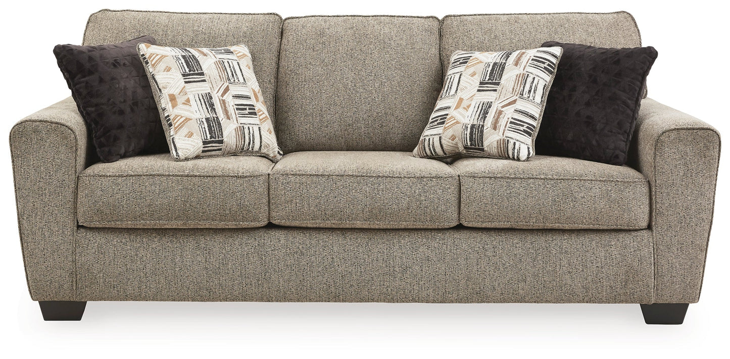 McCluer Mocha Sofa, Loveseat and Chair