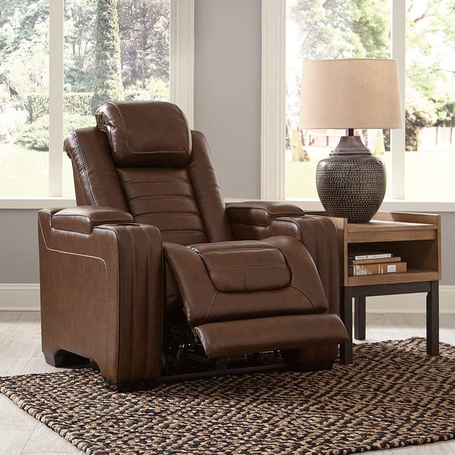 Backtrack Chocolate Power Reclining Sofa, Loveseat & Chair / 3pc Set