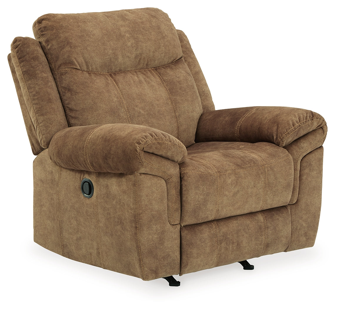 Huddle-Up Nutmeg Reclining Sofa, Loveseat and Recliner