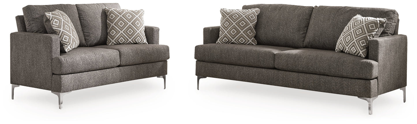 Arcola Java Sofa and Loveseat