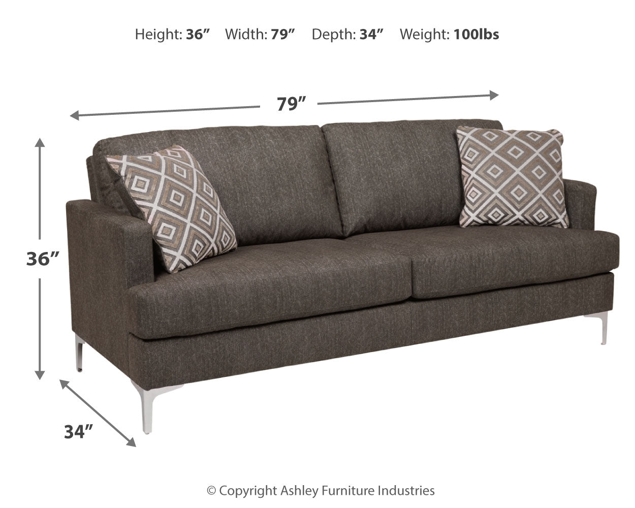 Arcola Java Sofa and Loveseat