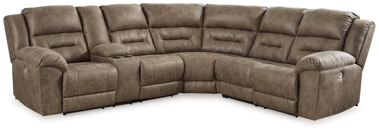 Ravenel Fossil 3-Piece Power Reclining Sectional