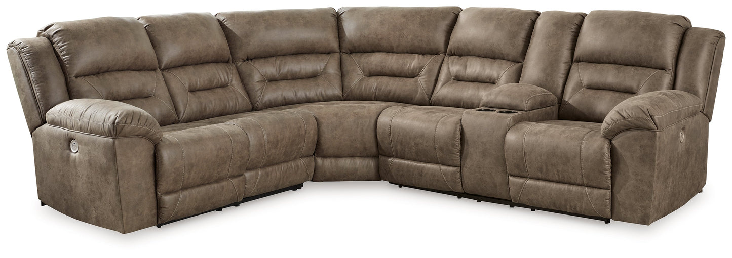 Ravenel Fossil 3pc Power Reclining Sectional