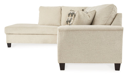 Abinger Natural 2pc Sectional with Chaise