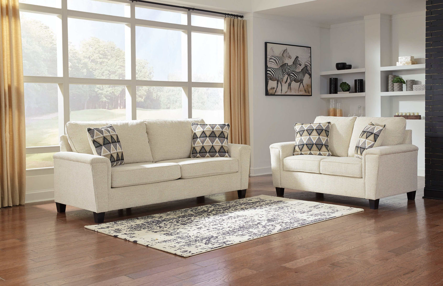 Abinger Natural Living Room Set / 2pc