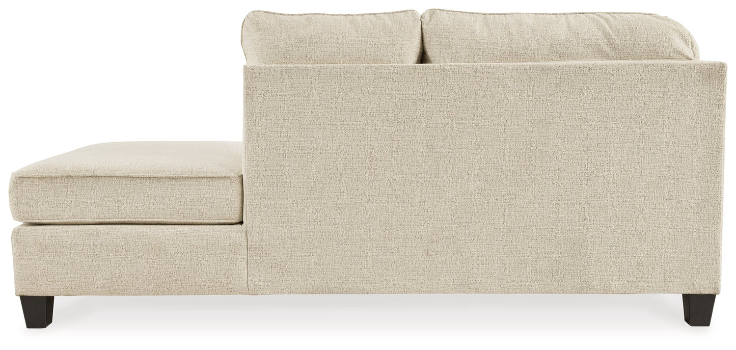 Abinger Natural 2pc Sectional with Chaise