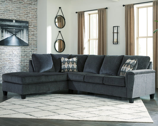 Abinger Smoke 2-Piece Sectional with Chaise