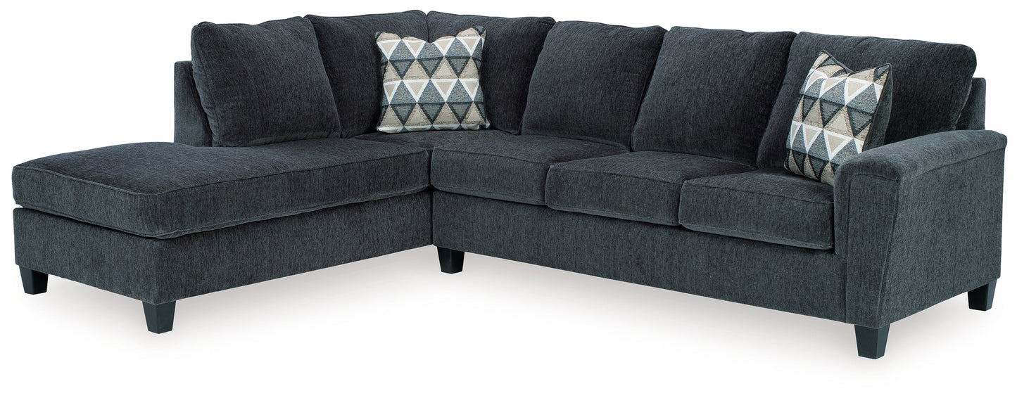 Abinger Smoke 2-Piece Sectional with Chaise