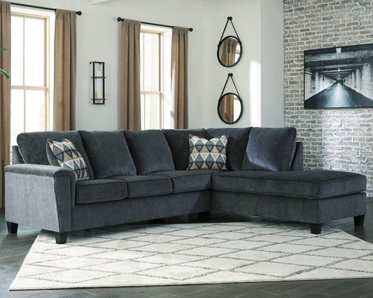 Abinger Smoke 2pc Sectional with Chaise