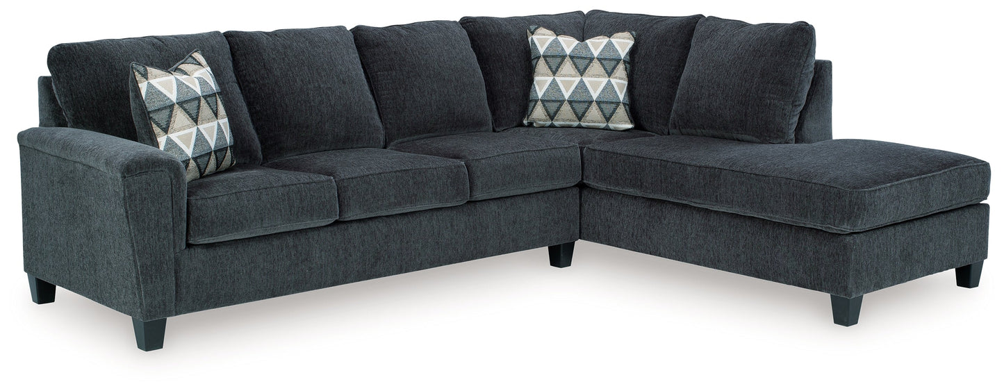 Abinger Smoke 2pc Sectional with Chaise