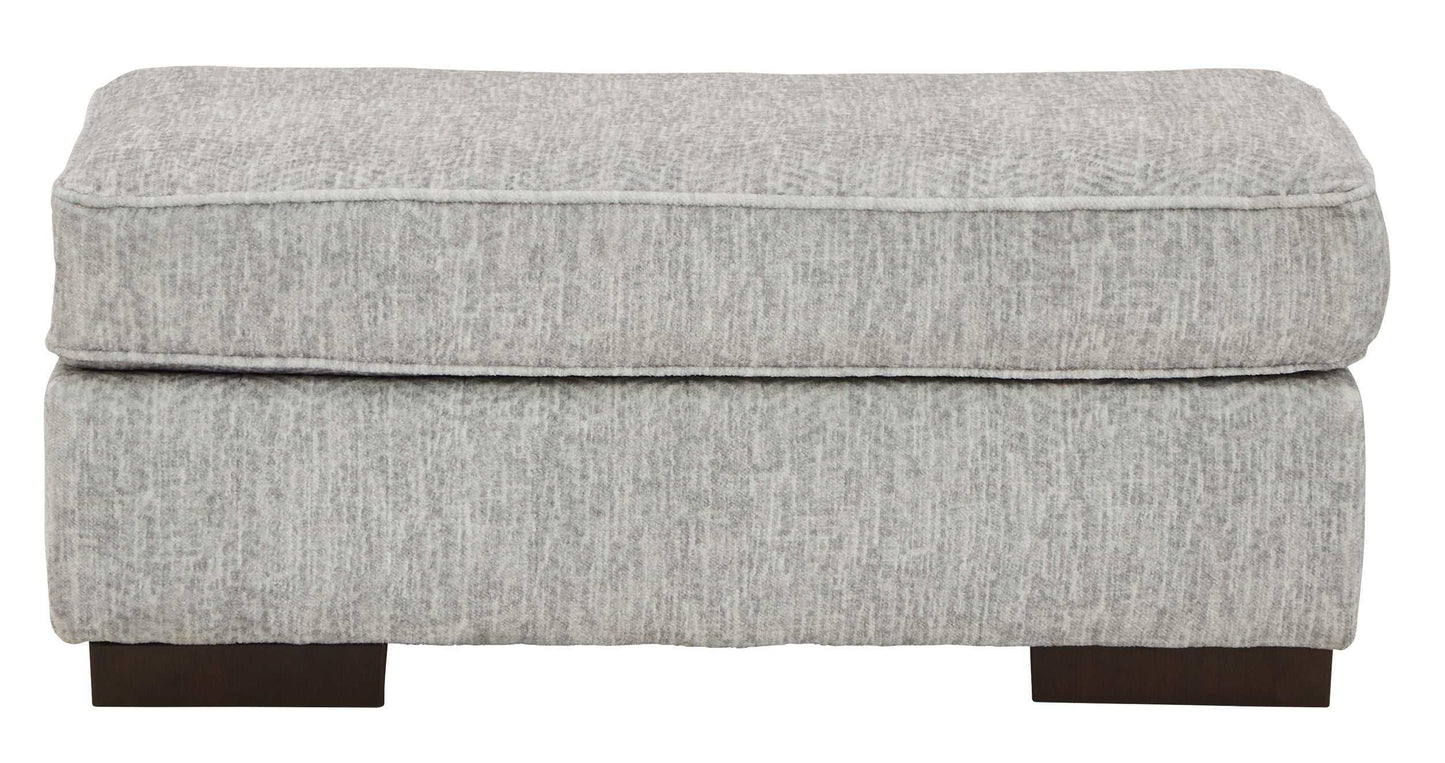 Mercado Pewter Ottoman