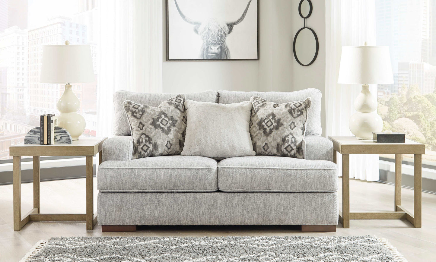 Mercado Pewter Sofa & Loveseat / 2pc Set