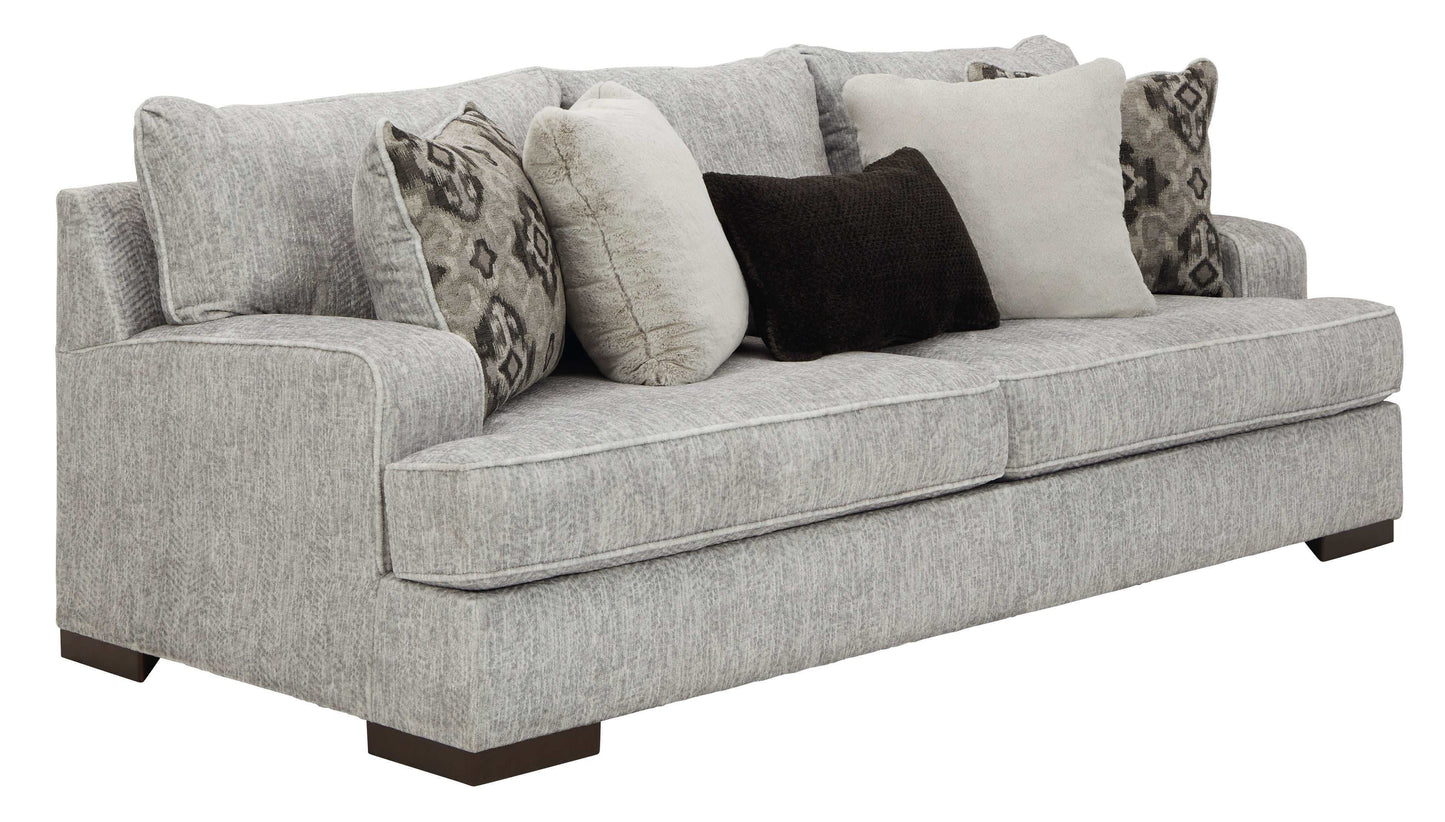 Mercado Pewter Stationary Sofa