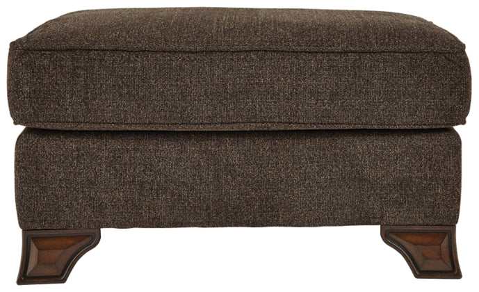 Miltonwood Teak Fabric Ottoman