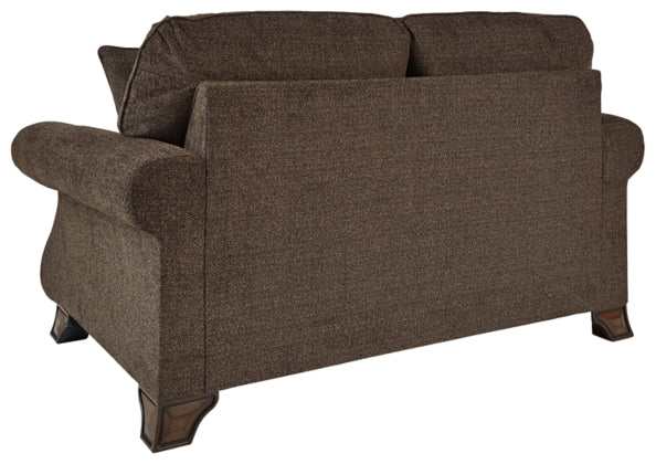 Miltonwood Teak Fabric Loveseat