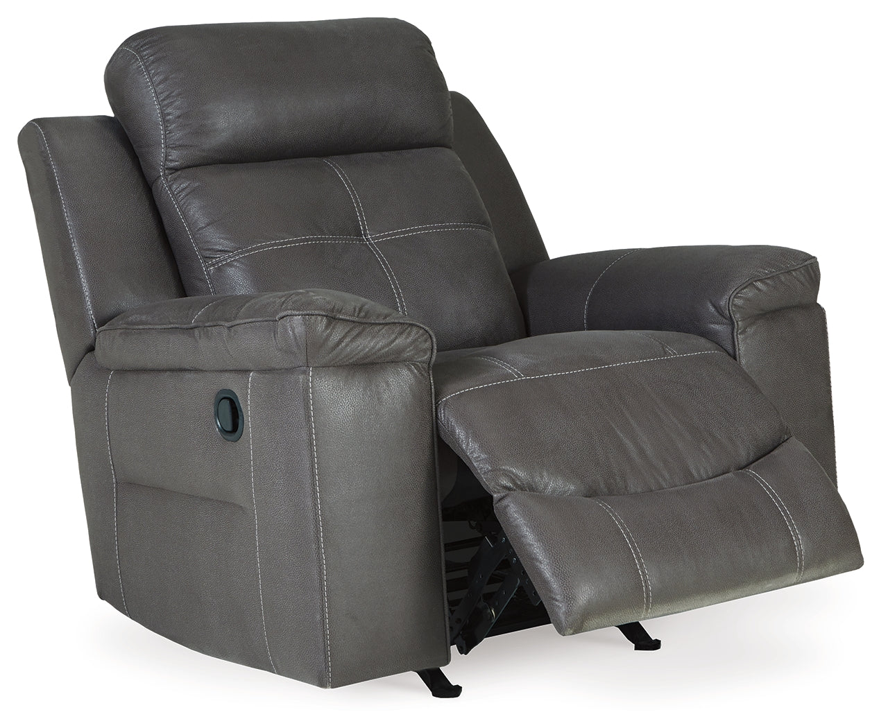 Jesolo Dark Gray Reclining Sofa and Recliner