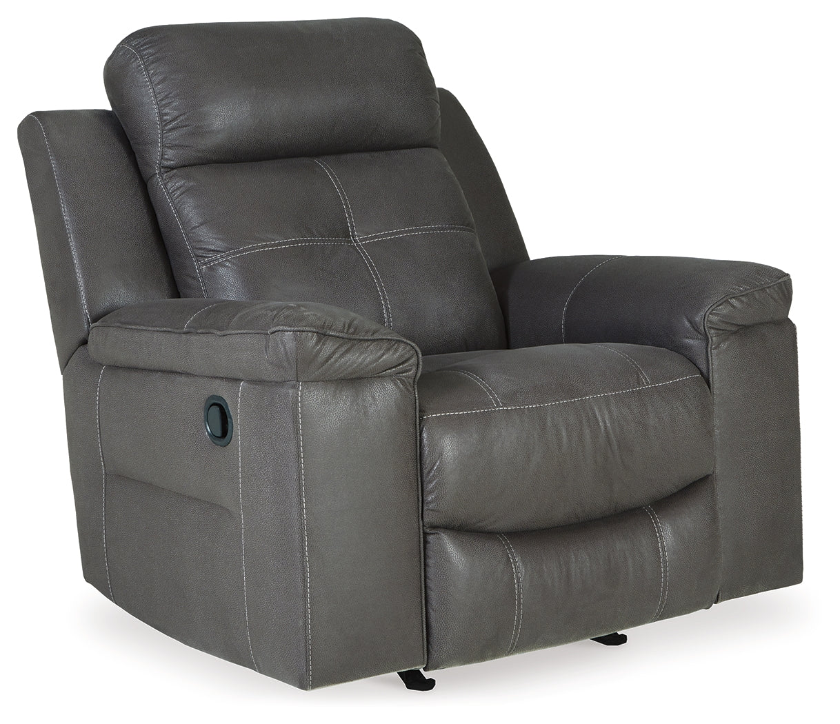 Jesolo Dark Gray Reclining Sofa and Recliner