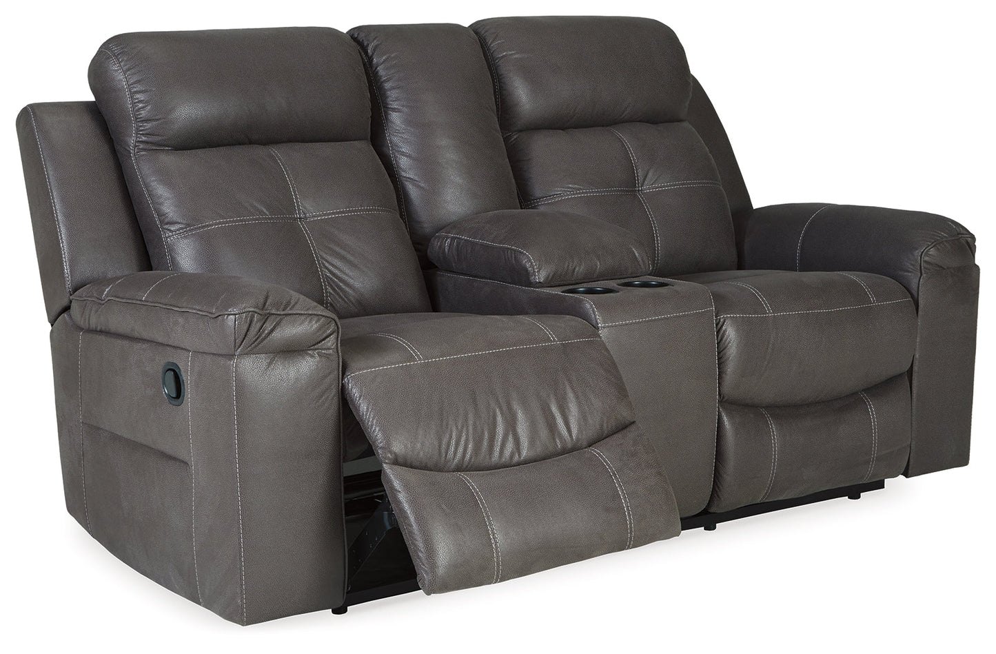 Jesolo Dark Gray Reclining Sofa and Loveseat