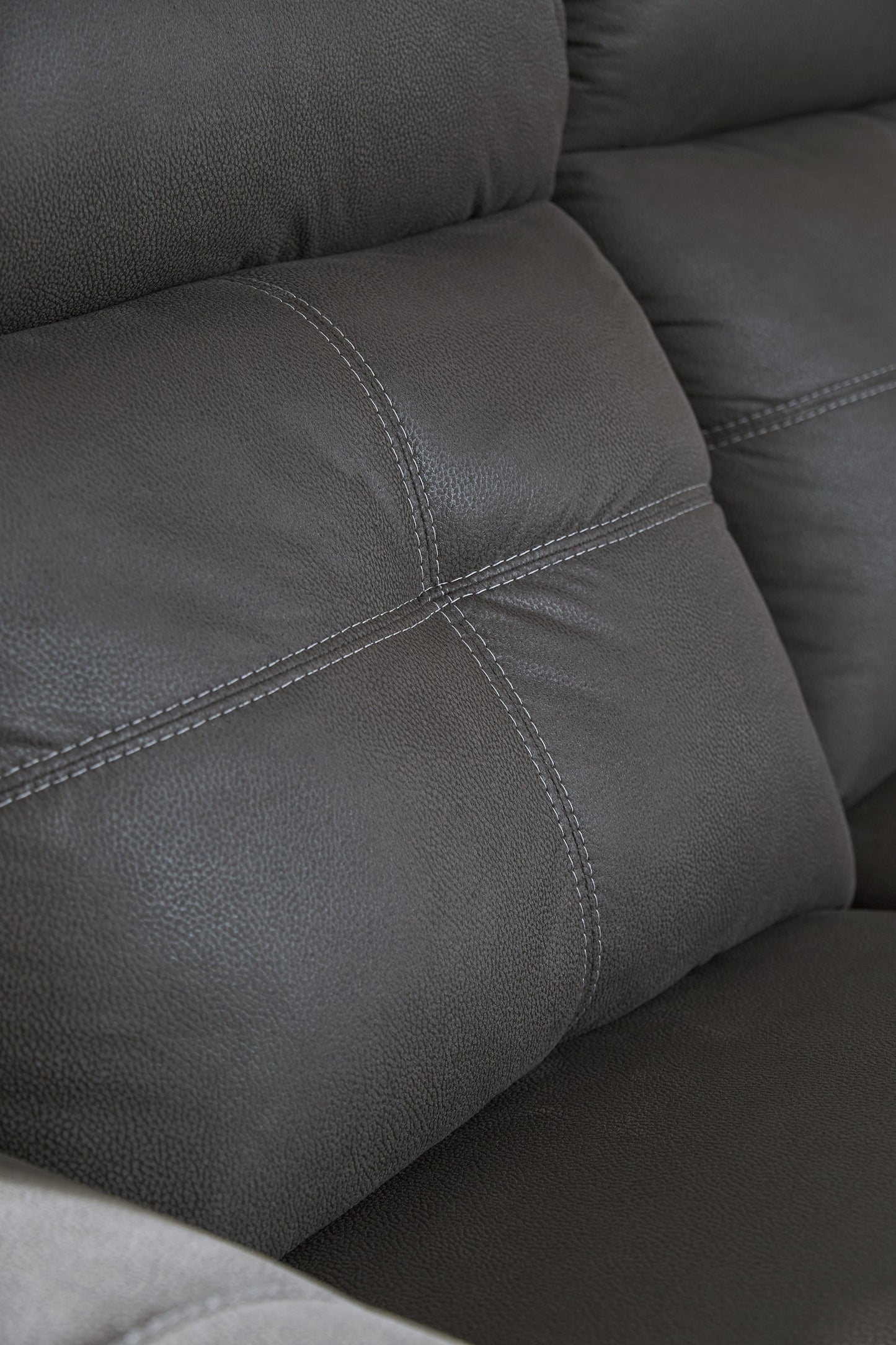 Jesolo Dark Gray Reclining Sofa, Loveseat and Recliner