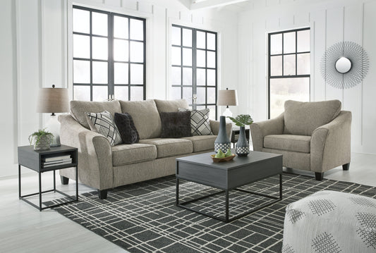 Barnesley Platinum Sofa and Oversized Chair