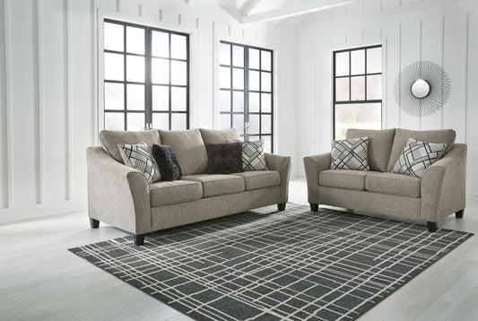 Barnesley Platinum Sofa and Loveseat