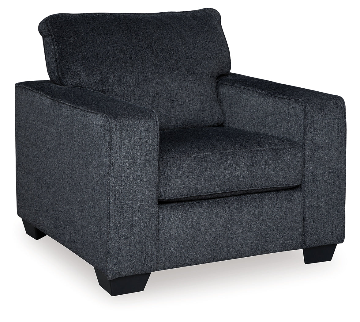 Altari Gray Sofa Sleeper with Chair