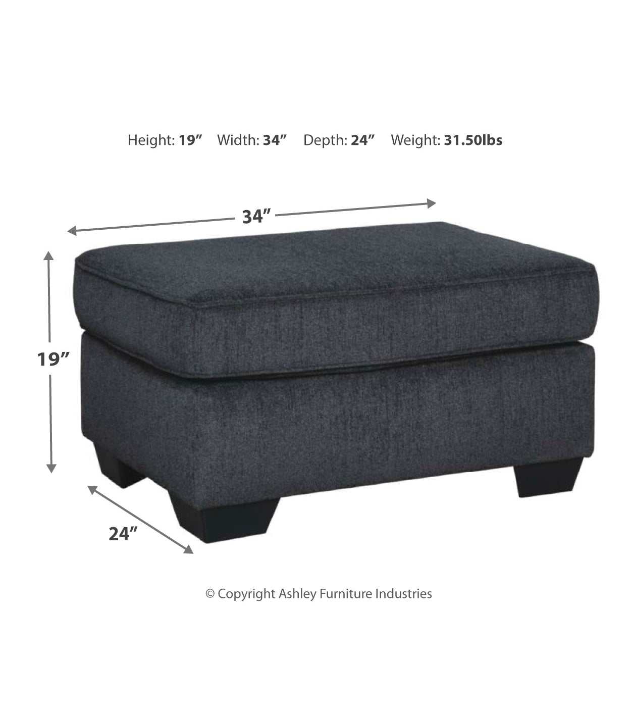 Altari Accent Ottoman