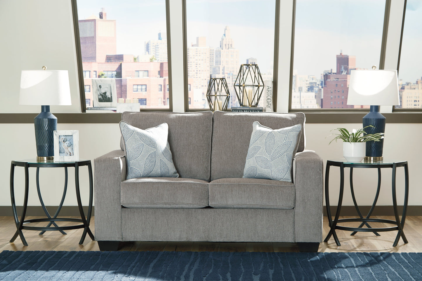 Altari Alloy 2-Piece Sleeper Sectional, Loveseat and Ottoman