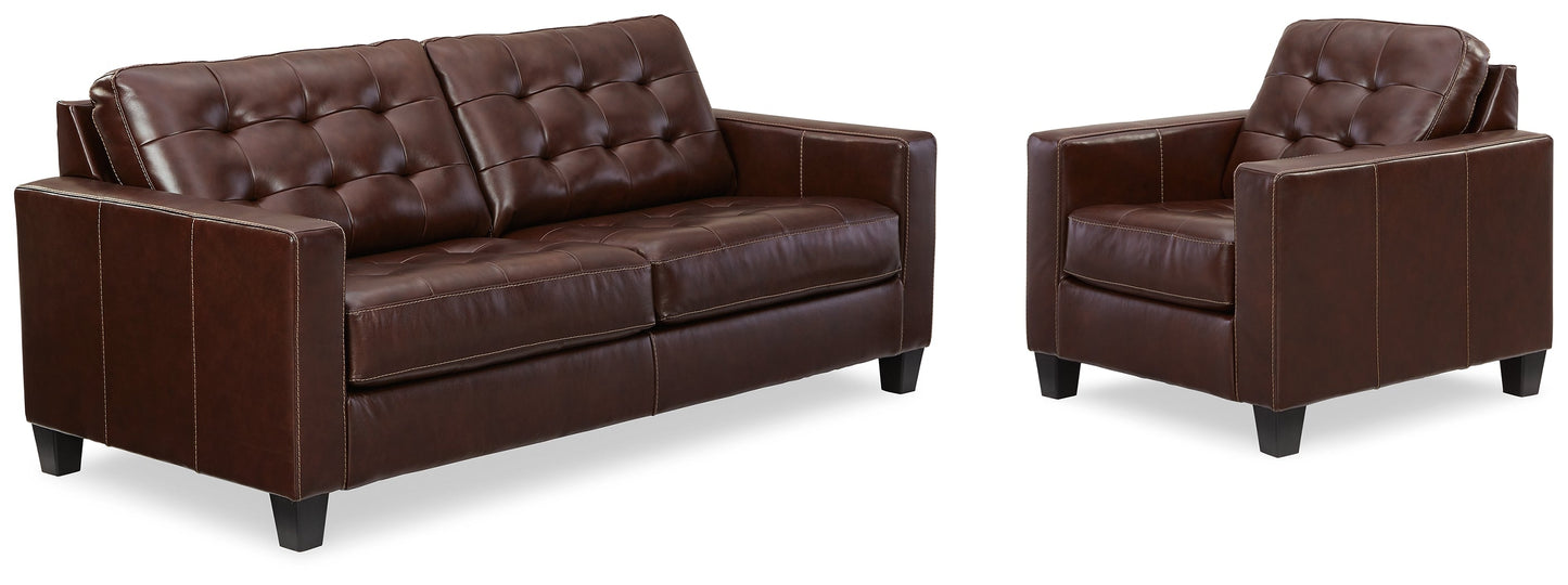 Altonbury Walnut Sofa and Chair