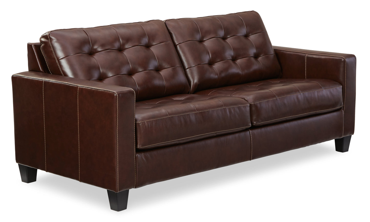 Altonbury Walnut Sofa, Loveseat, Chair and Ottoman